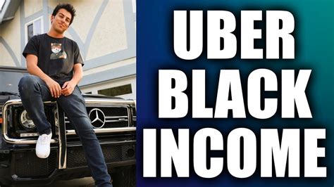 how much can i make driving uber black|do uber black drivers make money.